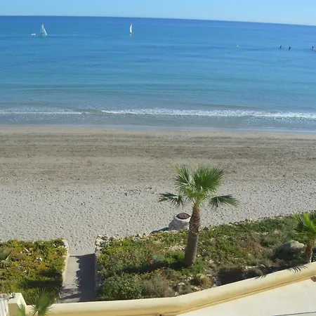 Maravilloso Amanecer Cabo A Pie De Playa Y Mar En Roquetes * Alicante